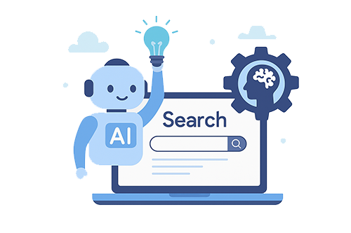 AI Search Pilot Illustration